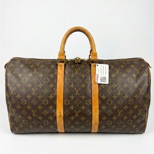 Louis Vuitton Classic Brown Monogram Duffel- used 55
